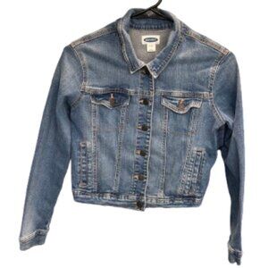 Old Navy Classic Blue Denim Jacket Girls XL (14)